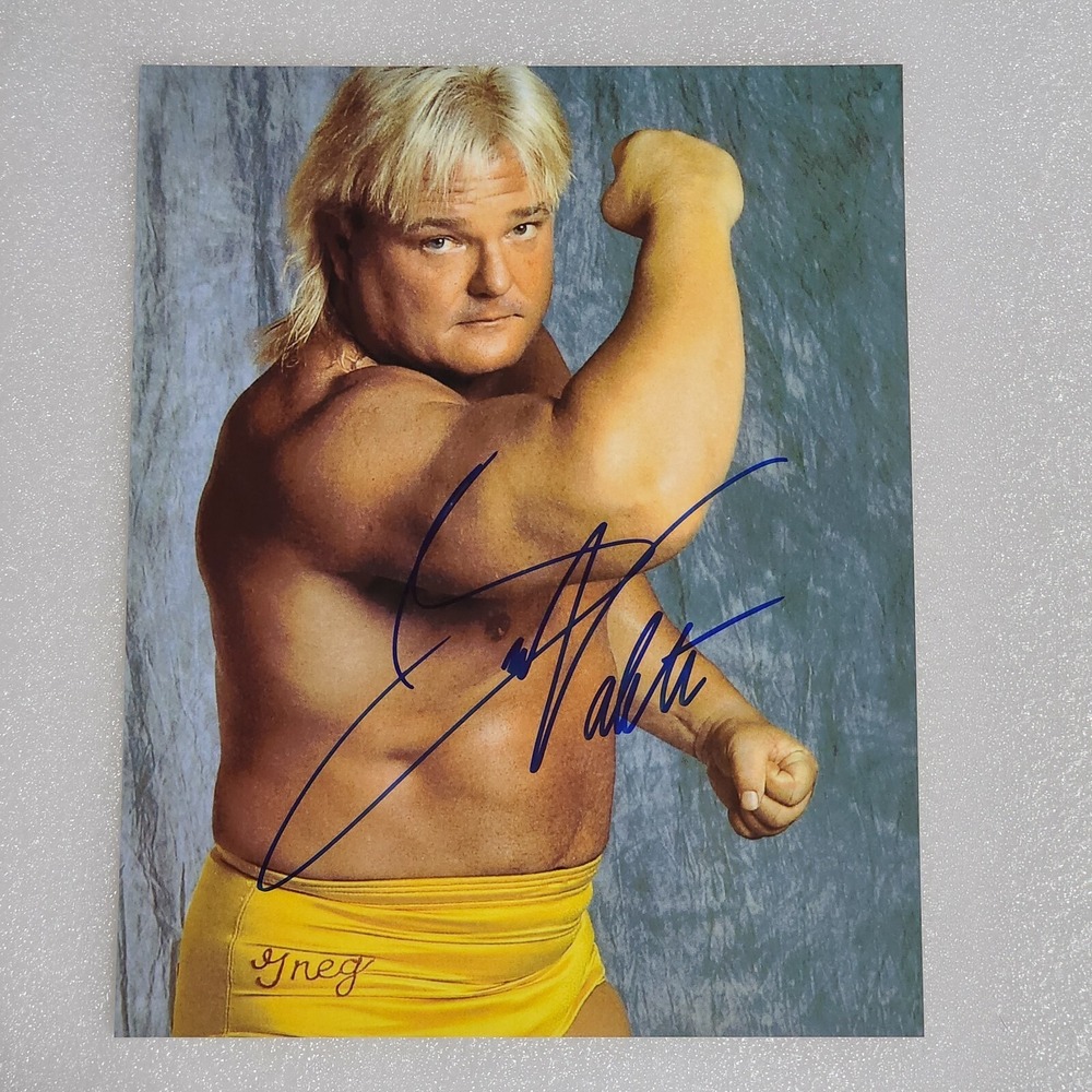 Pro Wrestling Loot GREG "The Hammer" VALENTINE Autographed Photo Signed 8x10 New
